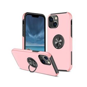 BSSM iPhone 13 Elit Yüzüklü Kapak Pembe Kılıf