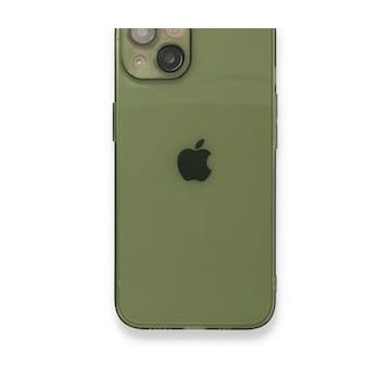 BSSM iPhone 13 Fly Lens Silikon Yeşil Kılıf
