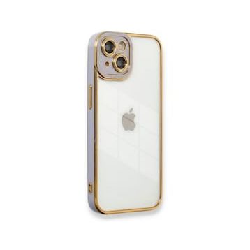 BSSM iPhone 13 Liva Lens Silikon Lila Kılıf