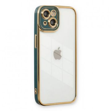 BSSM iPhone 13 Liva Lens Silikon Yeşil Kılıf