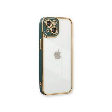 BSSM iPhone 13 Liva Lens Silikon Yeşil Kılıf