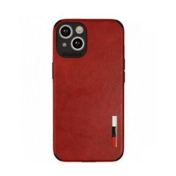 BSSM iPhone 13 Loop Deri Silikon Kırmızı Kılıf