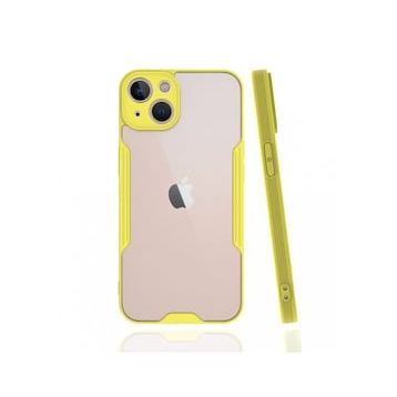 BSSM iPhone 13 Platin Silikon Sarı Kılıf
