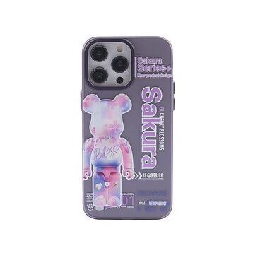 BSSM iPhone 13 Pro Desenli Kapak Prada Mor 1 Kılıf