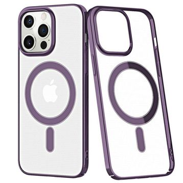 BSSM iPhone 13 Pro Element Magneticsafe Sert Kapak Derin Mor Siyah İnci Kılıf