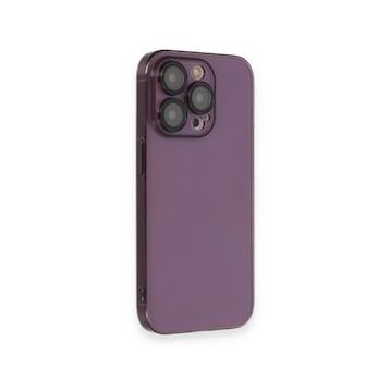 BSSM iPhone 13 Pro Max Armada Lensli Kapak Derin Mor Kılıf