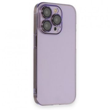 BSSM iPhone 13 Pro Max Armada Lensli Kapak Lila Kılıf