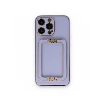 BSSM iPhone 13 Pro Max Coco Elit Kapak Lila Cep Telefonu Kılıfı