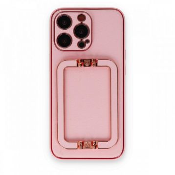 BSSM iPhone 13 Pro Max Coco Elit Kapak Pembe Cep Telefonu Kılıfı