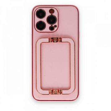 BSSM iPhone 13 Pro Max Coco Elit Kapak Pembe Cep Telefonu Kılıfı