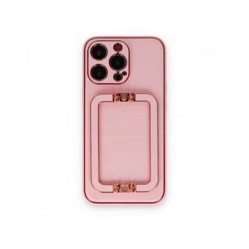 BSSM iPhone 13 Pro Max Coco Elit Kapak Pembe Cep Telefonu Kılıfı
