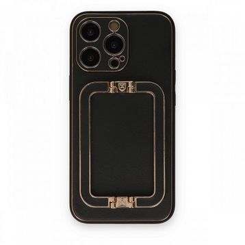 BSSM iPhone 13 Pro Max Coco Elit Kapak Siyah Cep Telefonu Kılıfı