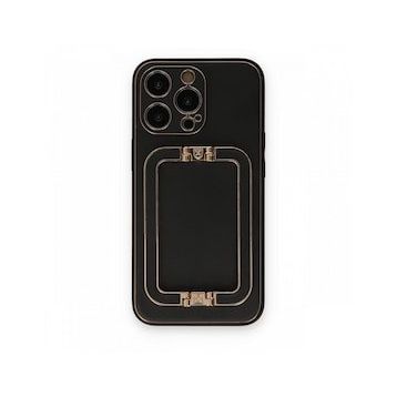 BSSM iPhone 13 Pro Max Coco Elit Kapak Siyah Cep Telefonu Kılıfı