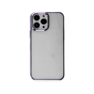 BSSM iPhone 13 Pro Max Element Silikon Mor Renkli Kılıf