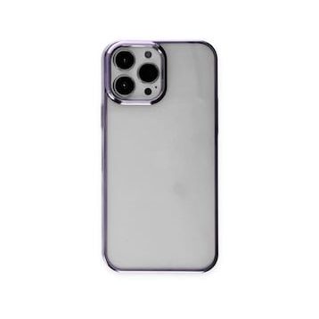 BSSM iPhone 13 Pro Max Element Silikon Mor Renkli Kılıf