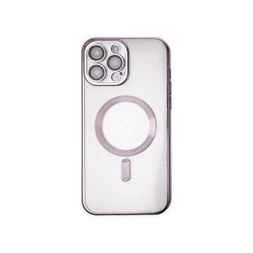 BSSM iPhone 13 Pro Max Kross Magneticsafe Kapak Mor Kılıf