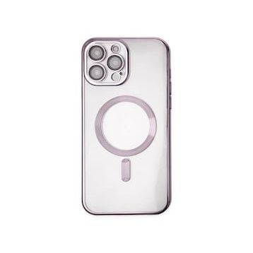 BSSM iPhone 13 Pro Max Kross Magneticsafe Kapak Mor Kılıf