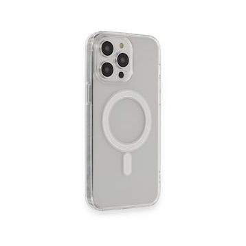 BSSM iPhone 13 Pro Max Matte Şeffaf Magneticsafe Şeffaf Kılıf