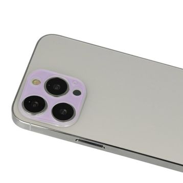 BSSM iPhone 13 Pro Max Rainbow Mor Kamera Lens Koruma Camı