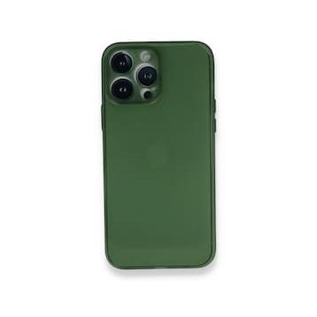 BSSM iPhone 13 Pro PP Ultra İnce Kapak Yeşil Kılıf