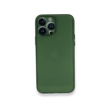 BSSM iPhone 13 Pro PP Ultra İnce Kapak Yeşil Kılıf