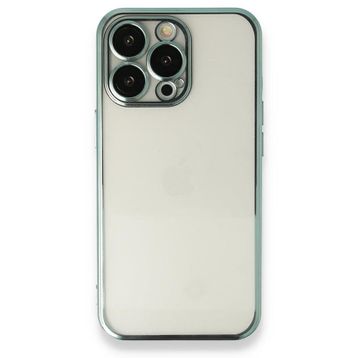 BSSM iPhone 13 Pro Razer Lensli Silikon Yeşil Kılıf