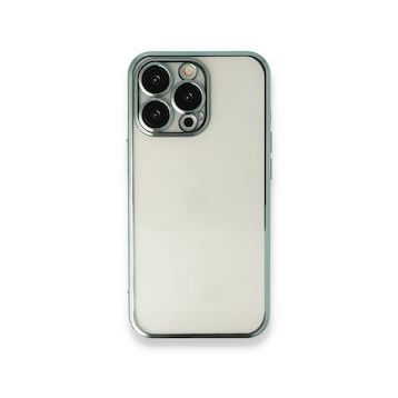 BSSM iPhone 13 Pro Razer Lensli Silikon Yeşil Kılıf