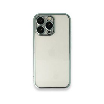 BSSM iPhone 13 Pro Razer Lensli Silikon Yeşil Kılıf