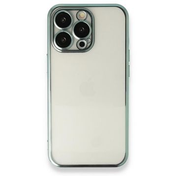 BSSM iPhone 13 Pro Razer Lensli Silikon Yeşil Kılıf