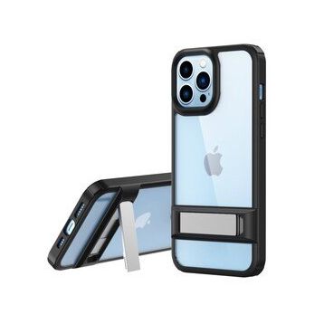 BSSM iPhone 13 Pro Rolet Stand Kapak Siyah Kılıf