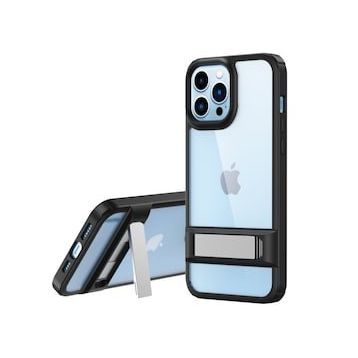 BSSM iPhone 13 Pro Rolet Stand Kapak Siyah Kılıf