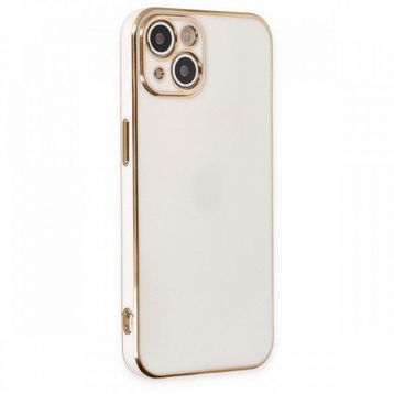 BSSM iPhone 13 Volet Silikon Beyaz Kılıf