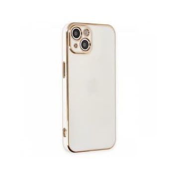 BSSM iPhone 13 Volet Silikon Beyaz Kılıf