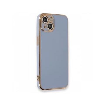 BSSM iPhone 13 Volet Silikon Mavi Kılıf