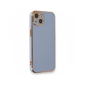 BSSM iPhone 13 Volet Silikon Mavi Kılıf