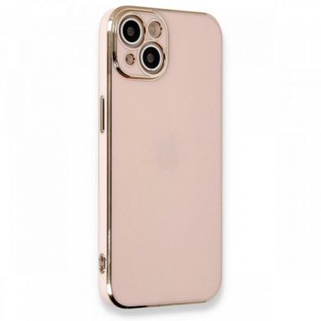 BSSM iPhone 13 Volet Silikon Pembe Kılıf