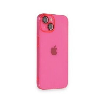 BSSM iPhone 14 Armada Lensli Kapak Pembe Kılıf