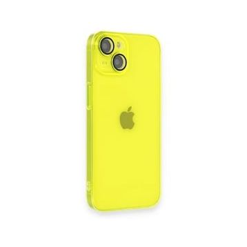BSSM iPhone 14 Armada Lensli Kapak Sarı Kılıf