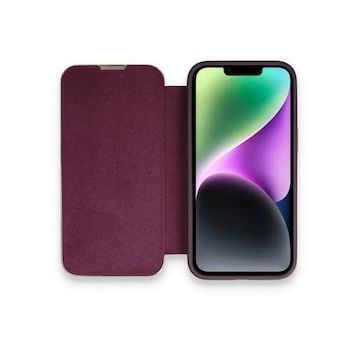 BSSM iPhone 14 Dolpin Kapaklı Derin Mor Kılıf