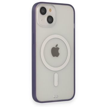 BSSM iPhone 14 Grand Magneticsafe Kapak Mor Kılıf
