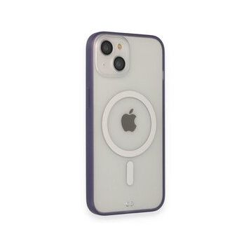BSSM iPhone 14 Grand Magneticsafe Kapak Mor Kılıf