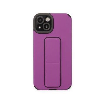 BSSM iPhone 14 Mega Standlı Silikon Mor Kılıf