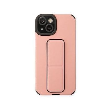 BSSM iPhone 14 Mega Standlı Silikon Pudra Renkli Kılıf