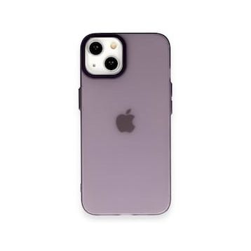 BSSM iPhone 14 Modos Metal Kapak Derin Mor Kılıf