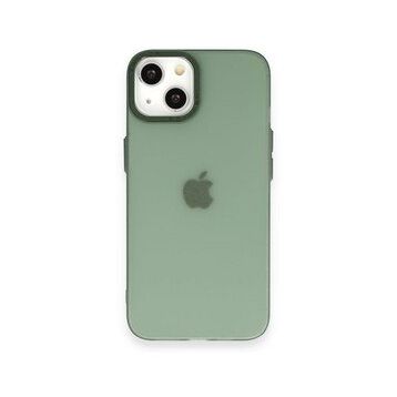 BSSM iPhone 14 Modos Metal Kapak Koyu Yeşil Kılıf