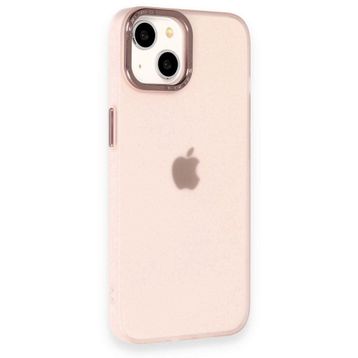 BSSM iPhone 14 Modos Metal Kapak Pembe Kılıf