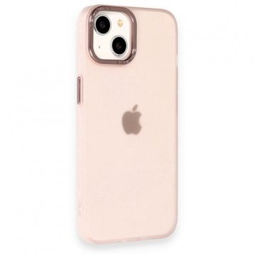BSSM iPhone 14 Modos Metal Kapak Pembe Kılıf