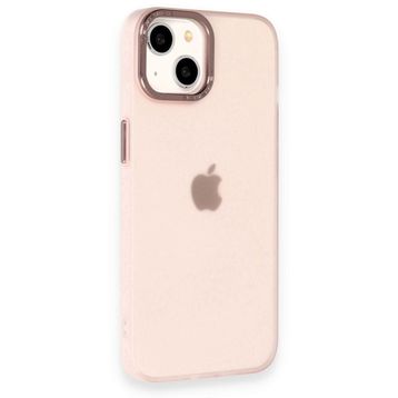 BSSM iPhone 14 Modos Metal Kapak Pembe Kılıf