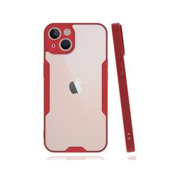 BSSM iPhone 14 Platin Silikon Kırmızı Kılıf