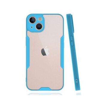BSSM iPhone 14 Platin Silikon Mavi Kılıf